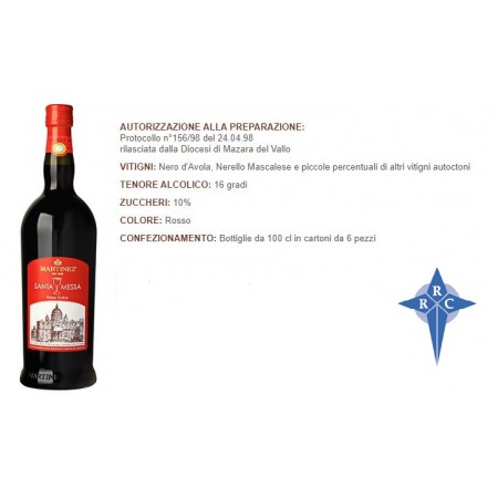 vino da messa rosso dolce Martinez - 200-100