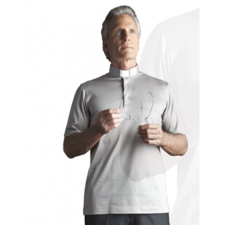 polo clergy manica corta Filo di Scozia - 190-510